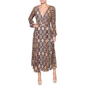 Rachel Rachel‎ Roy Printed Fit & Flare MIDI Dress Size 2